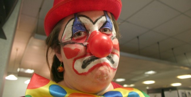 sad clown